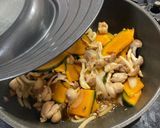 鶏肉とかぼちゃのバター醤油炒め✨作り方6写真
