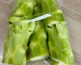 ブロッコリーの茎と人参の和え物♪作り方1写真