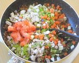 合いびき肉とコロコロ野菜のキーマカレー風作り方5写真