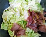 今夜の夕飯！豚バラ白菜八宝菜中華丼主菜作り方11写真