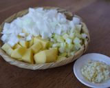 鮭と野菜の酒粕スープ作り方1写真
