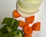 さつまいもと鶏もも肉の酢豚風作り方1写真