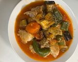 簡単チキンのトマト煮作り方10写真