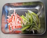 カニカマお粥作り方1写真