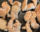 鶏胸肉のマヨポンかいわれ。作り方2写真