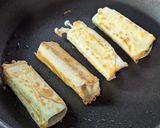 おつまみに◎餃子の皮でエノキチーズ巻き作り方4写真