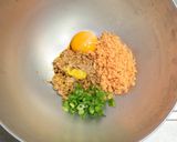 鮭フレークと納豆のパスタ作り方2写真
