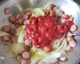 ソーセージとニラの花のスパゲッティ🌼作り方9写真