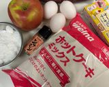 簡単りんごとさつまいものケーキ作り方1写真