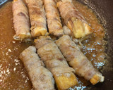 厚揚げとみょうがの豚バラ肉巻き作り方3写真
