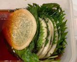 青紫蘇と大根の甘酢漬け巻き作り方4写真