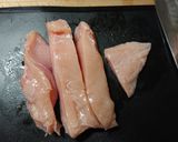 鶏胸煮（チャーシュー風）作り方1写真