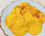 りんごクリームワッフル　粉、砂糖不使用作り方1写真