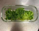 豆苗とツナの梅和え作り方1写真