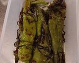 万願寺唐辛子と塩昆布和え作り方3写真