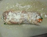 鶏もも肉の野菜巻甘酢ロール作り方3写真