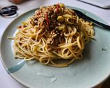ランチに！キーマカレーを再利用キーマカレーパスタ作り方13写真