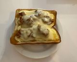 焼き鳥缶 × チーズマヨトースト構文作り方4写真