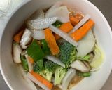 お一人様クリーミー酸辣炒飯味豆腐野菜炒め作り方14写真
