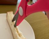 キッチンバサミで！楽々サンドイッチ風作り方2写真
