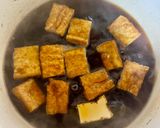 爆速メイン！厚揚げと卵の半熟煮玉子風作り方4写真