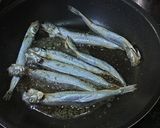 ししゃもの揚げ焼き(味醂塩こんぶ味)作り方1写真