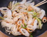 しらたきのすき煮風とろとろ卵炒め😋作り方2写真