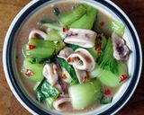 いかと青梗菜の中華炒め作り方7写真