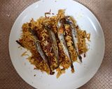 焼きシシャモ香ばしビリヤニ作り方12写真