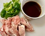 さつまいもと豚肉の甘辛炒め♪作り方2写真