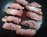 爽やか！みょうがの豚肉巻〜甘辛生姜醤油炒め煮〜作り方3写真