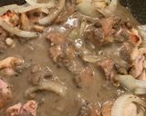 チキンのマッシュルームソース作り方3写真