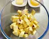 レンチンかんたん！さつまいも茶巾絞り作り方1写真
