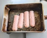 魚肉ソーセージホットサンド作り方3写真