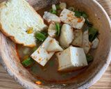 タラとジャガイモと豆腐の味噌汁作り方4写真