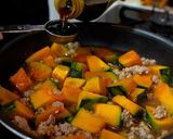 かぼちゃとひき肉の生姜煮こみ作り方8写真