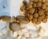 白菜とキノコのクリーム煮作り方1写真