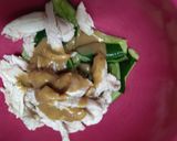 鶏むね肉とたたきキュウリの胡麻ドレ合え作り方4写真
