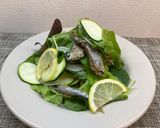 シシャモと葉物野菜のサラダ🥬作り方4写真
