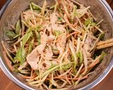濃厚ごまだれ🤤豚しゃぶごぼうサラダ♪作り方4写真