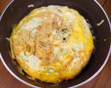 おかかとチーズが合う🤭💕お餅のとん平焼き作り方4写真