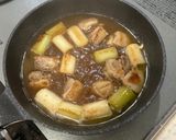 鶏がら麺つゆスープで♪鶏南蛮うどん作り方4写真