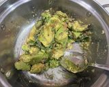 🥑アボカドと酒盗を和えて味付け海苔乗っけ作り方6写真