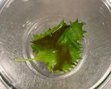 大葉の醤油漬け⭐︎ご飯のお供に⭐︎材料２つ作り方2写真