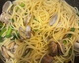 菜の花とあさりのパスタ作り方5写真
