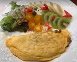 納豆チーズ入り簡単オムレツ作り方5写真