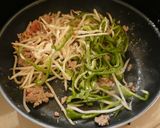 もやしとピーマンのひき肉あんかけ作り方3写真