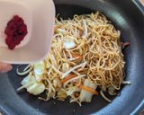 夏に◎食欲UP♡梅干ソース焼きそば作り方4写真