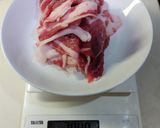 切り干し大根と塩こんぶの焼き豚丼作り方3写真