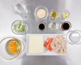 サラダチキン天津豆腐作り方1写真